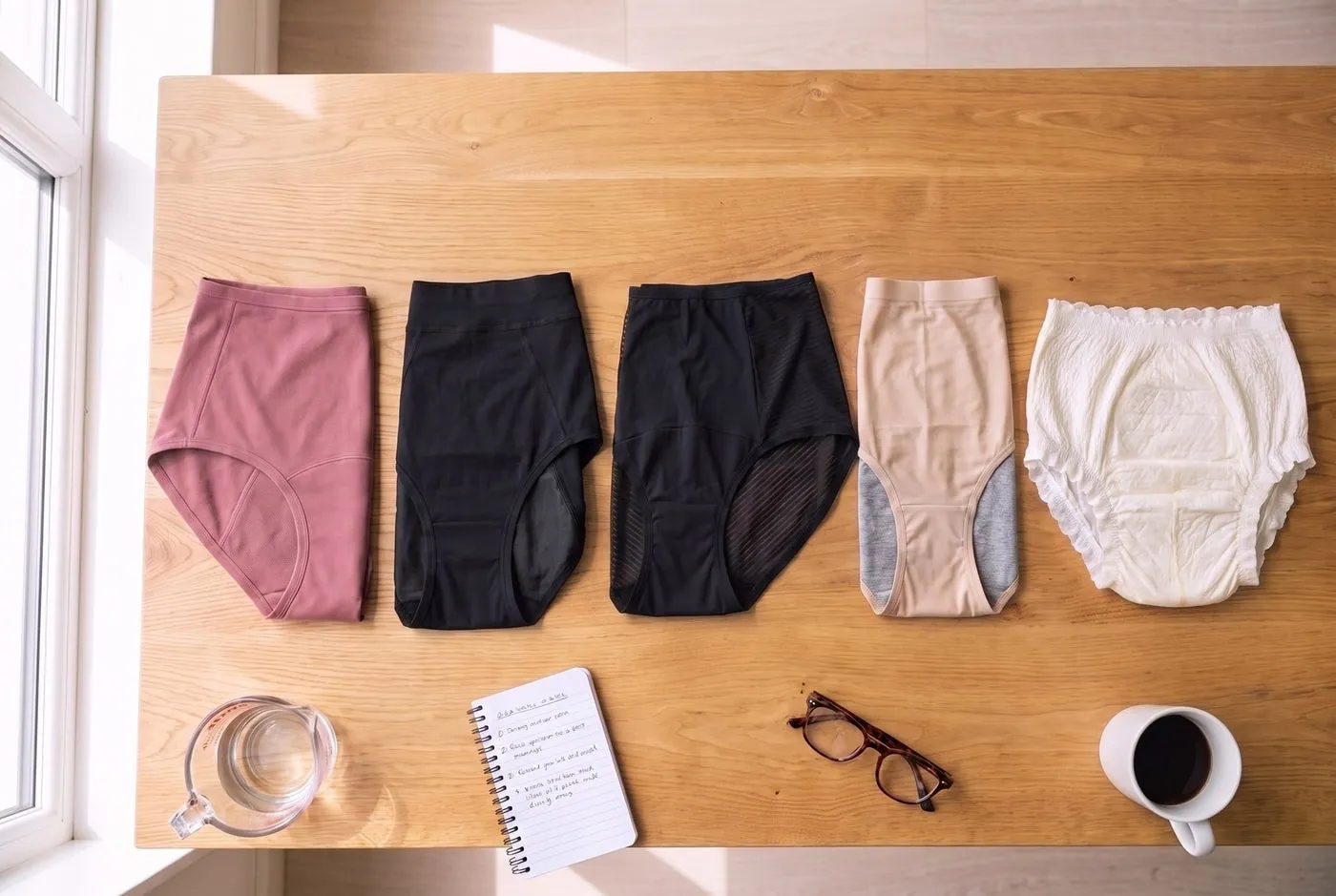 Die fünf besten Produkte aus dem Inkontinenz-Slip-Test