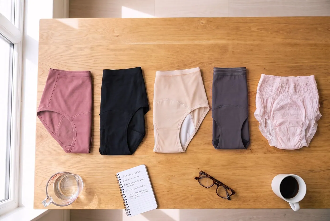 The five best products from the leakproof underwear test