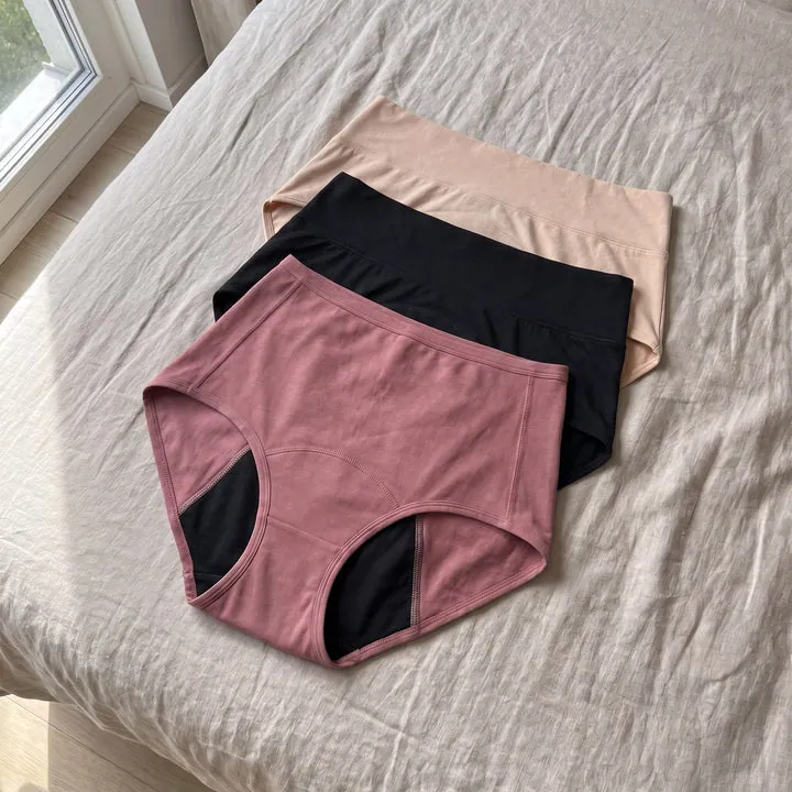LUMIVE 4-Lagen-Inkontinenz-Slip mit hohem Bund